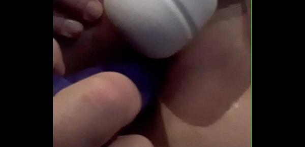 Mr. Hyde stretches sexybeck pretty little pussy making me squirt.